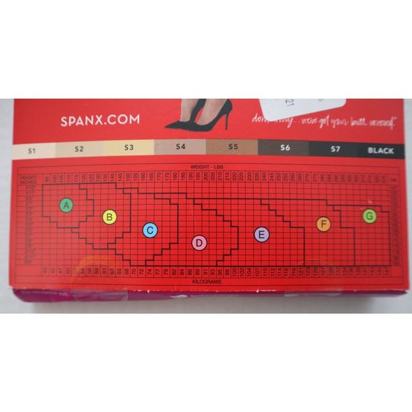 SPANX 20211R Women's Sz B - Shade S2/Beige Firm Believer Shaping Sheer Tights - Picture 4 of 4